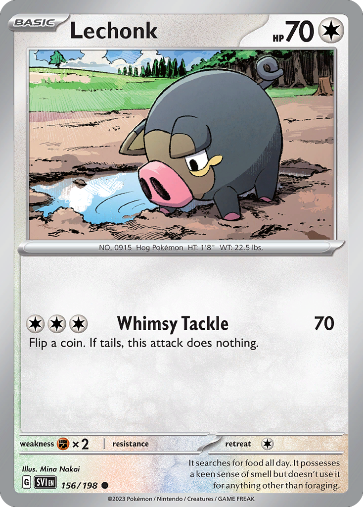 Lechonk card front