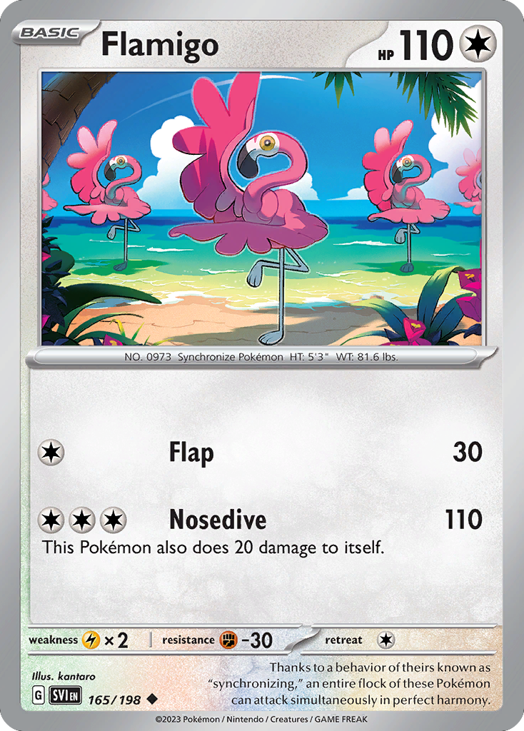 Flamigo card front