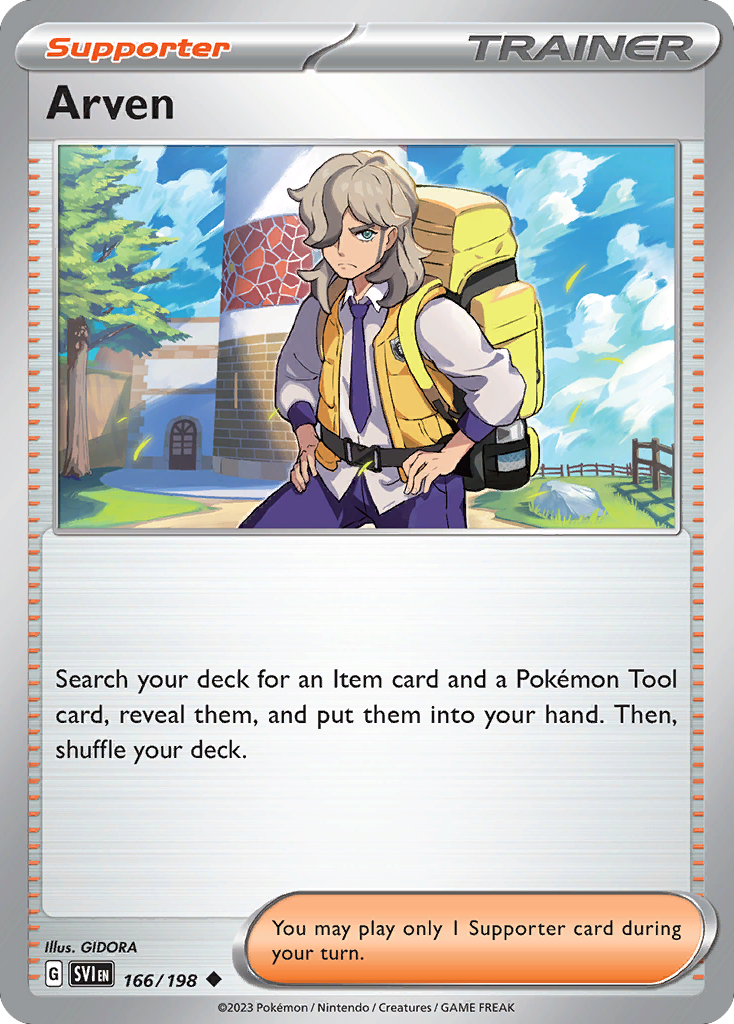 Arven card front