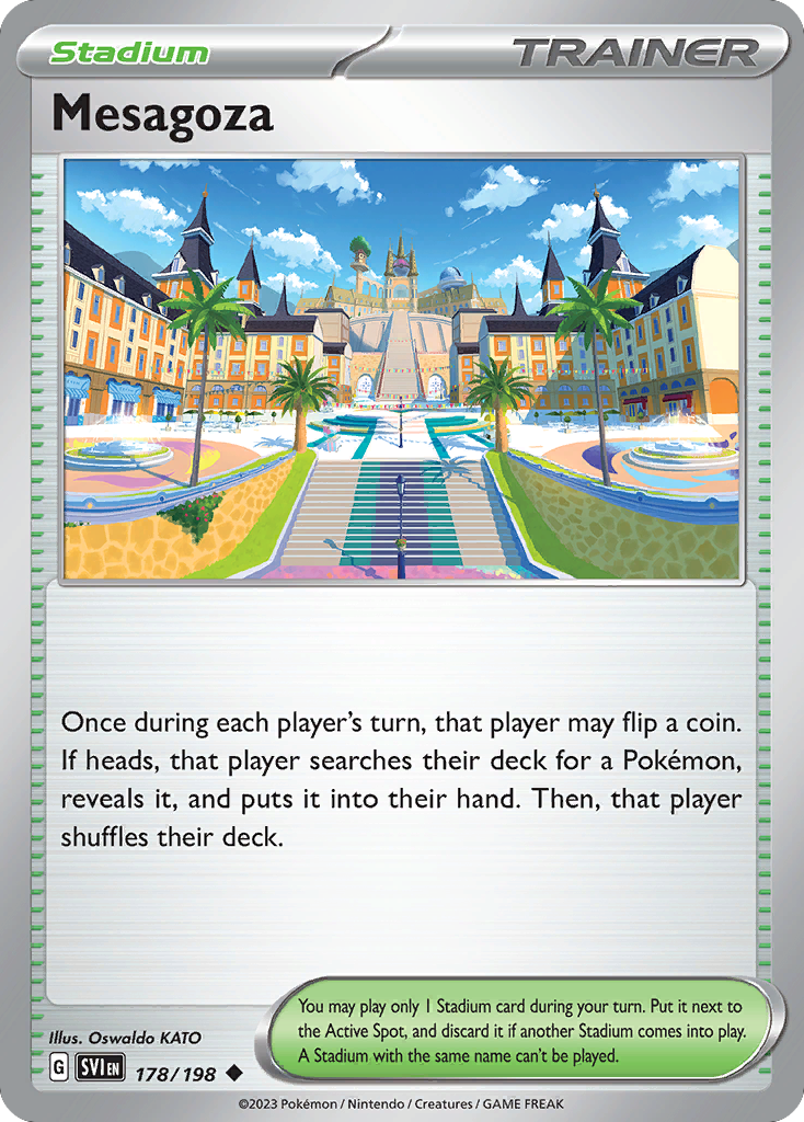 Mesagoza card front