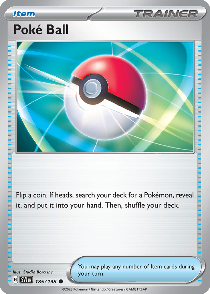 Poké Ball card front
