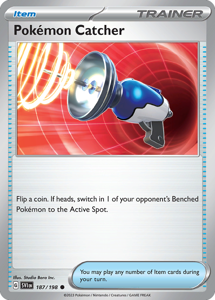Pokémon Catcher card front