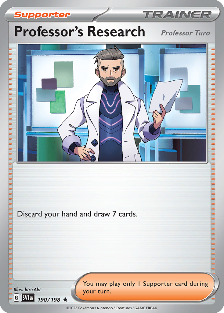 Professor's Research (Professor Turo) card front