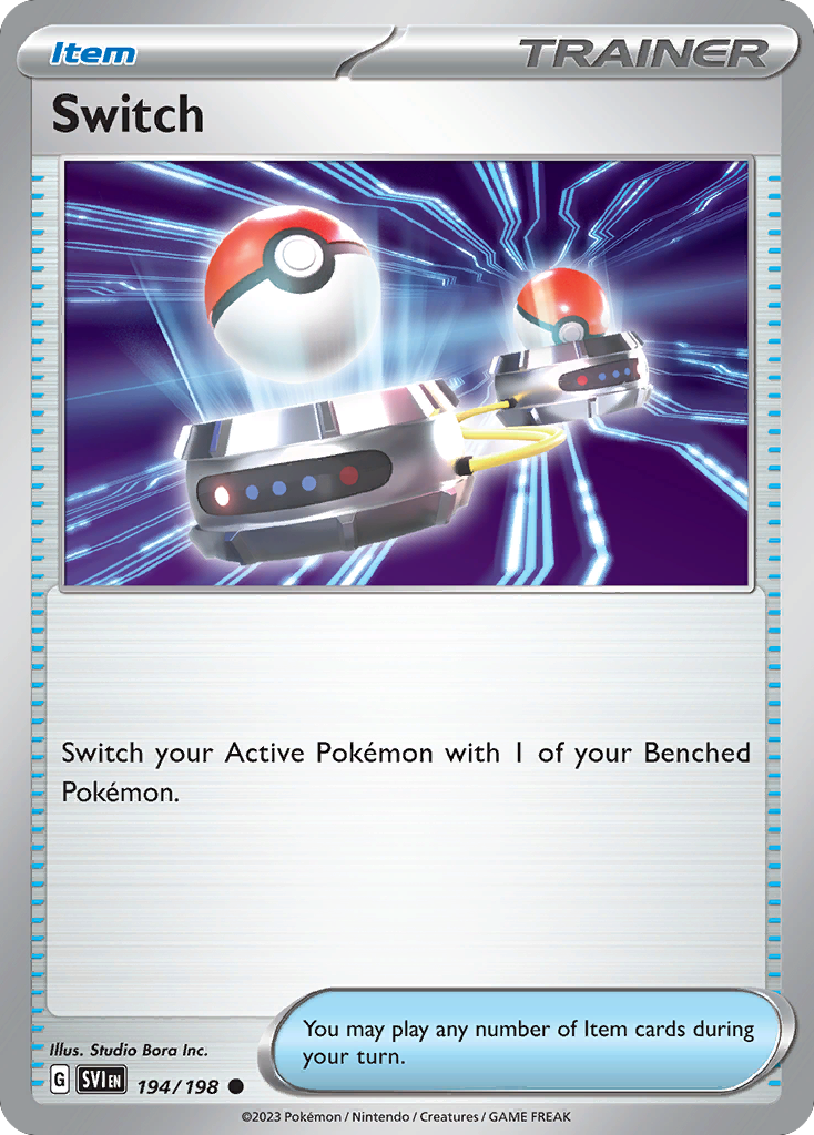 Switch card front