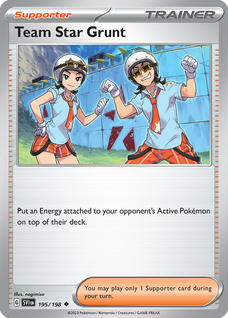 Team Star Grunt card front