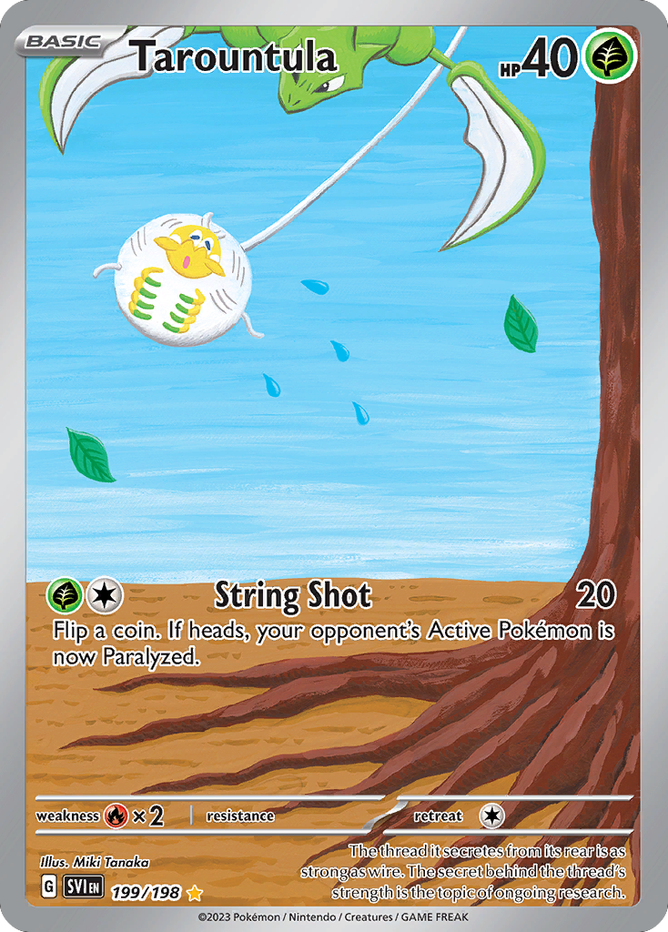 Tarountula card front