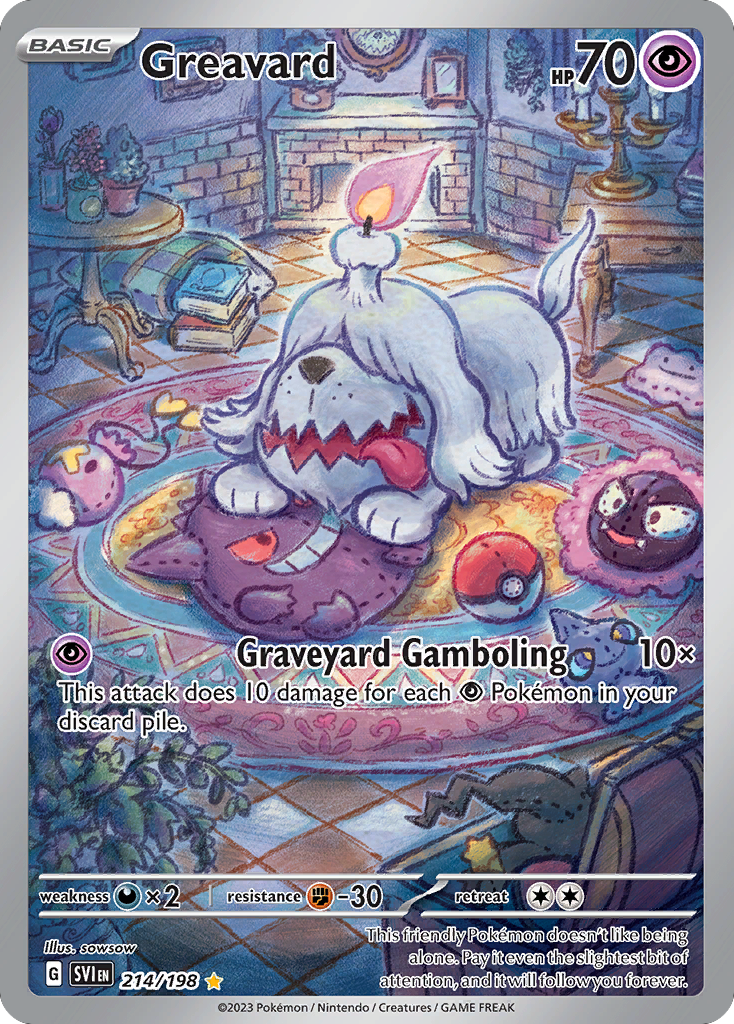Greavard card front