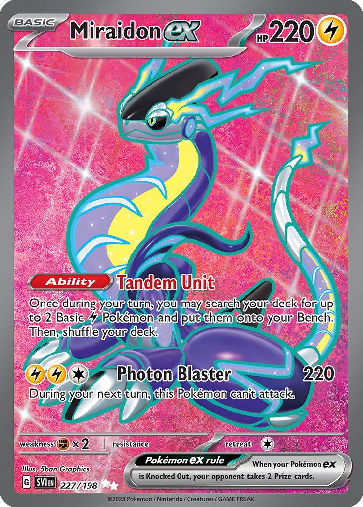 Miraidon ex card front