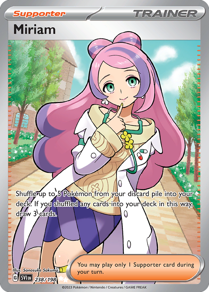 Miriam card front