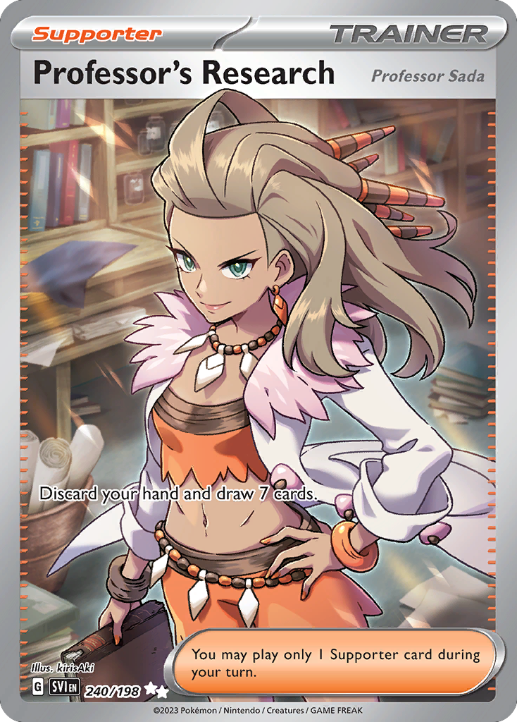 Professor's Research (Professor Sada) card front
