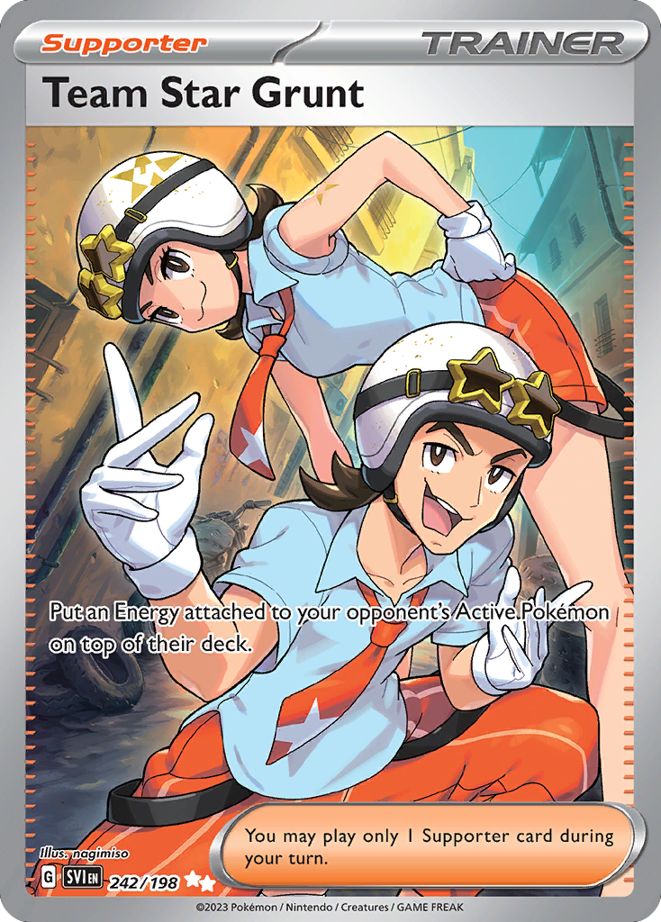 Team Star Grunt card front