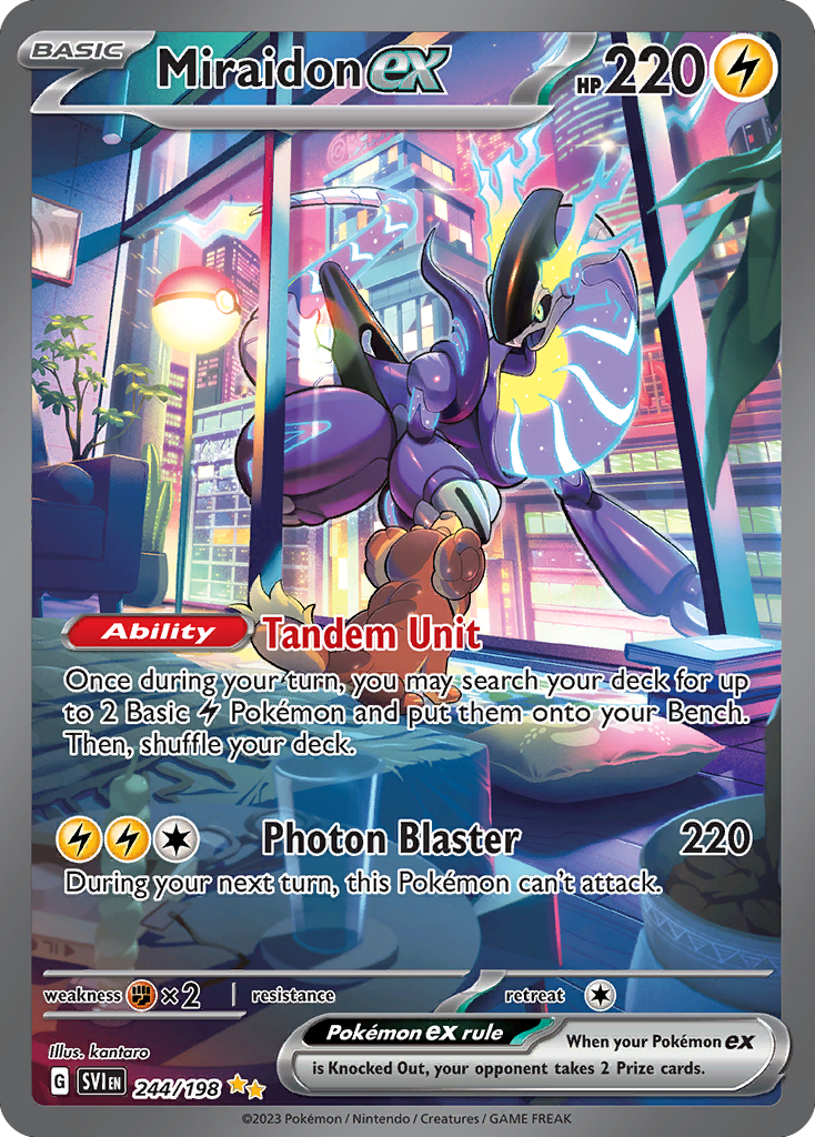 Miraidon ex card front
