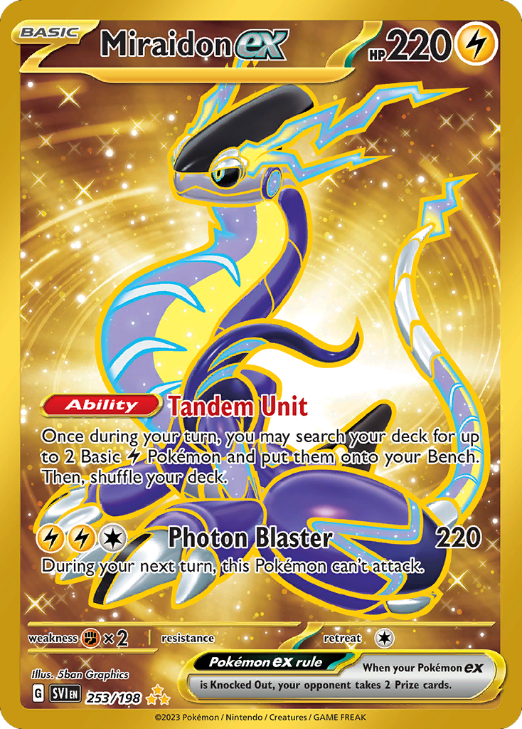 Miraidon ex card front