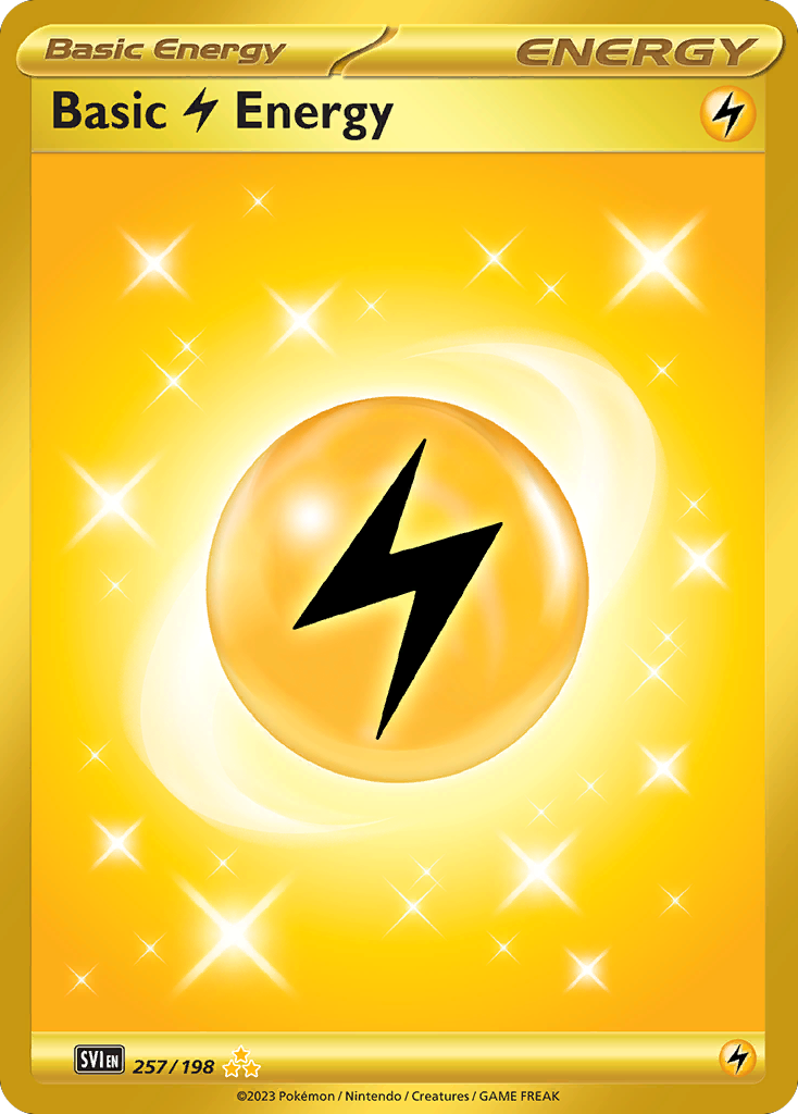 Basic Lightning Energy card front