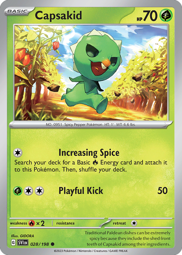 Capsakid card front