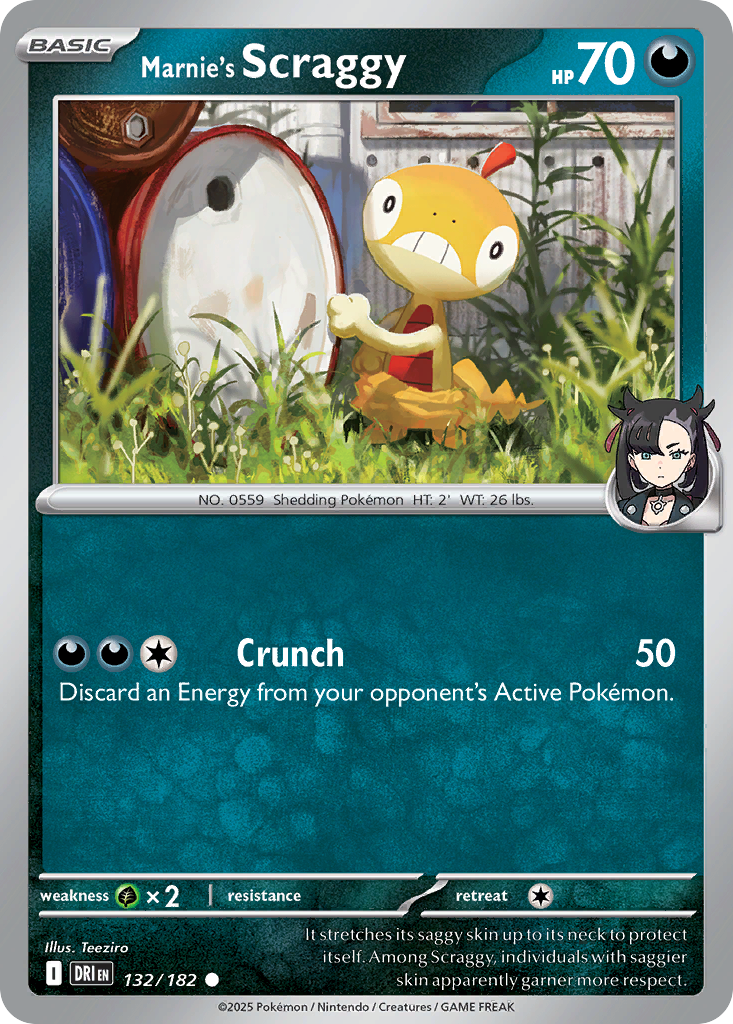 Marnie's Scraggy card front