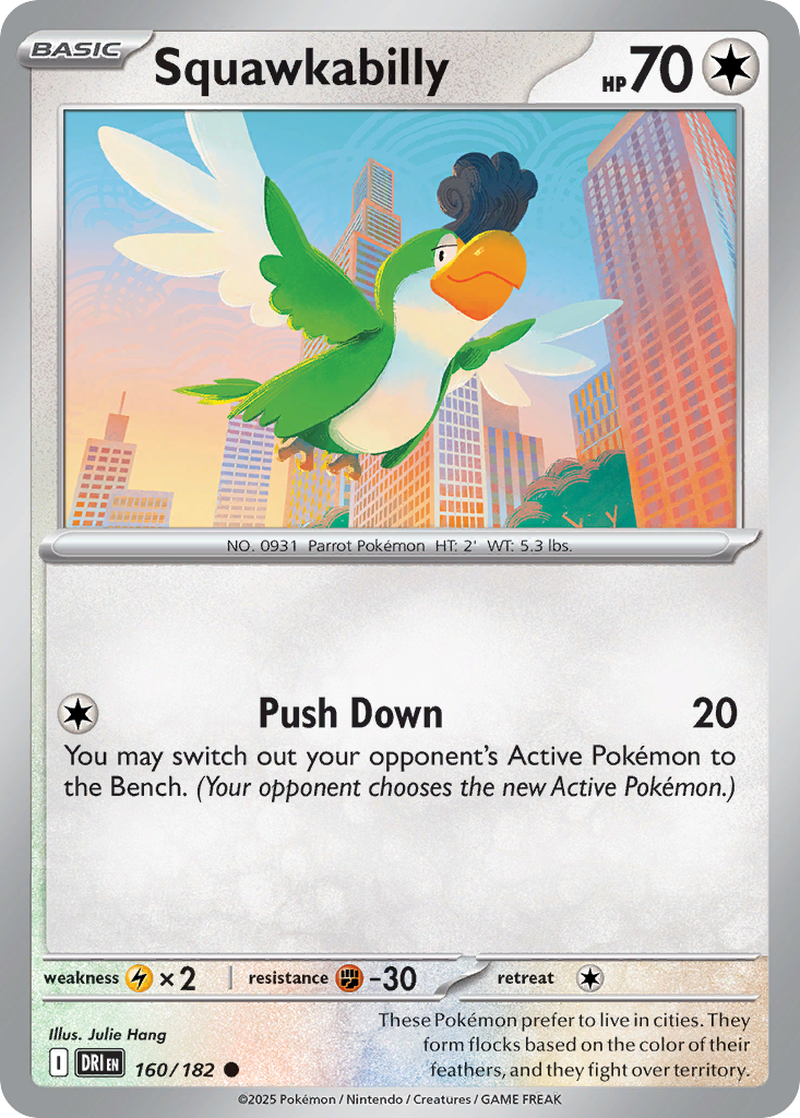 Squawkabilly card front