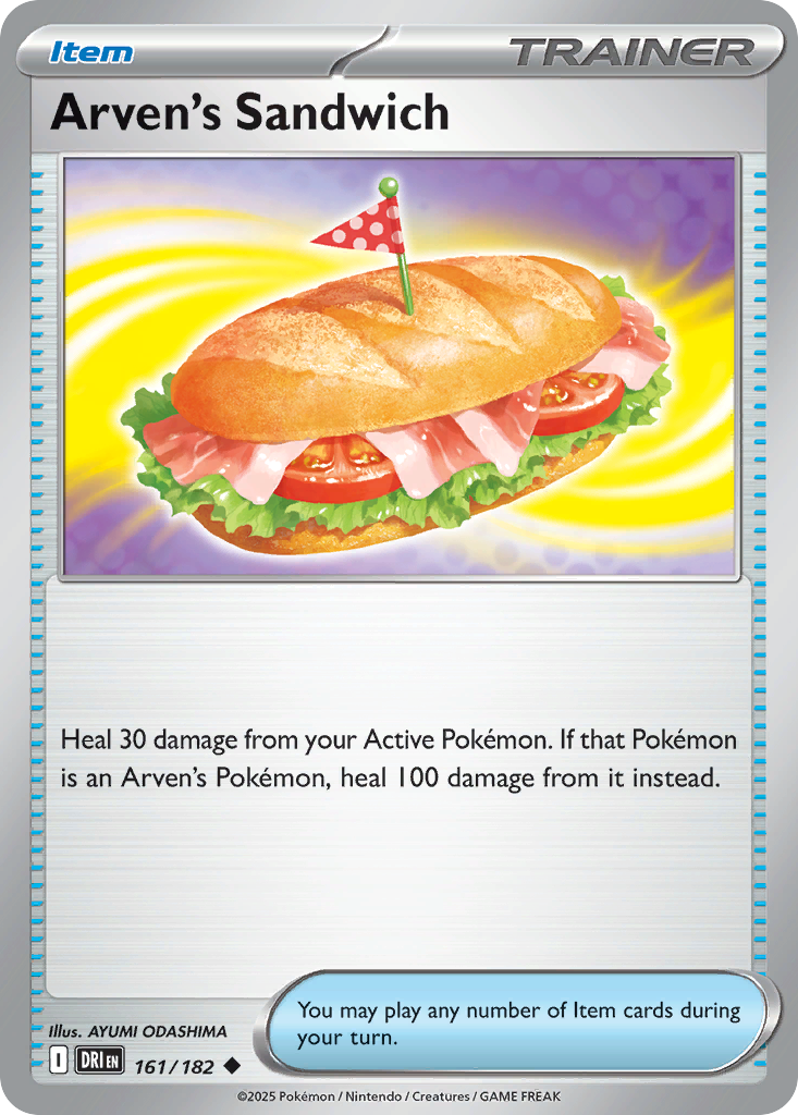 Arven's Sandwich card front