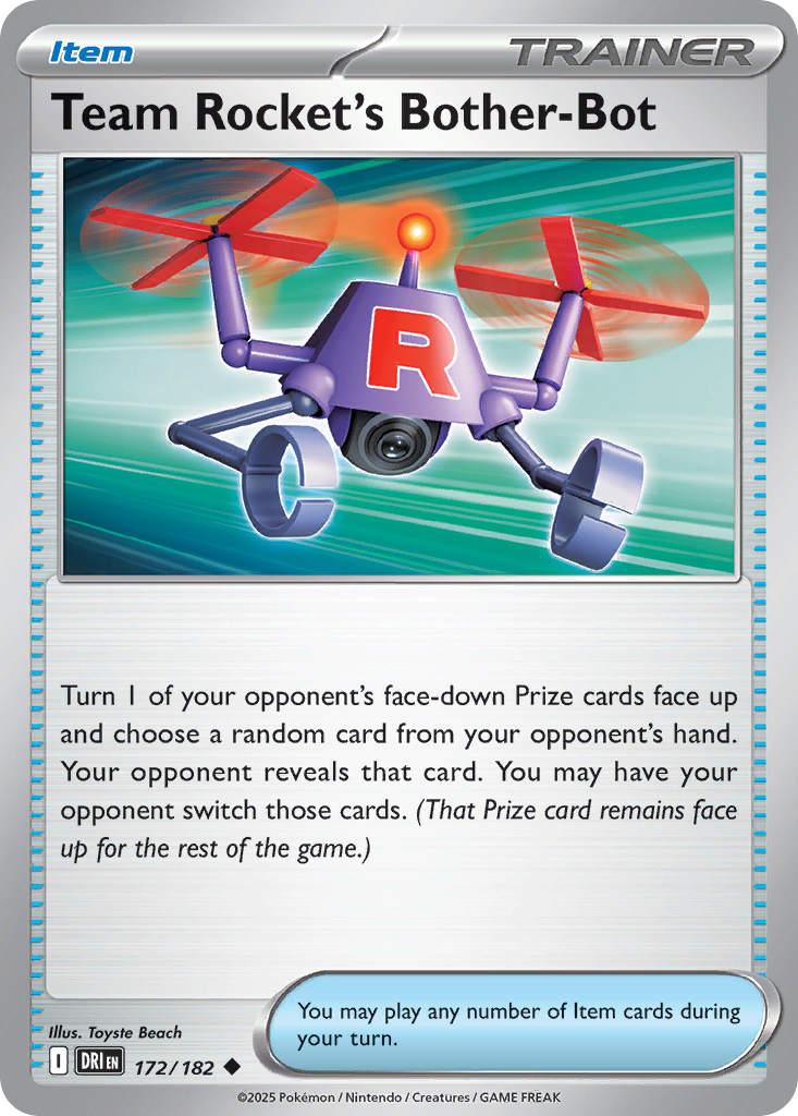 Team Rocket's Bother-Bot card front
