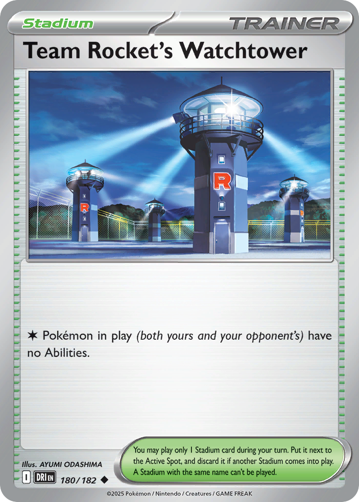 Team Rocket's Watchtower card front