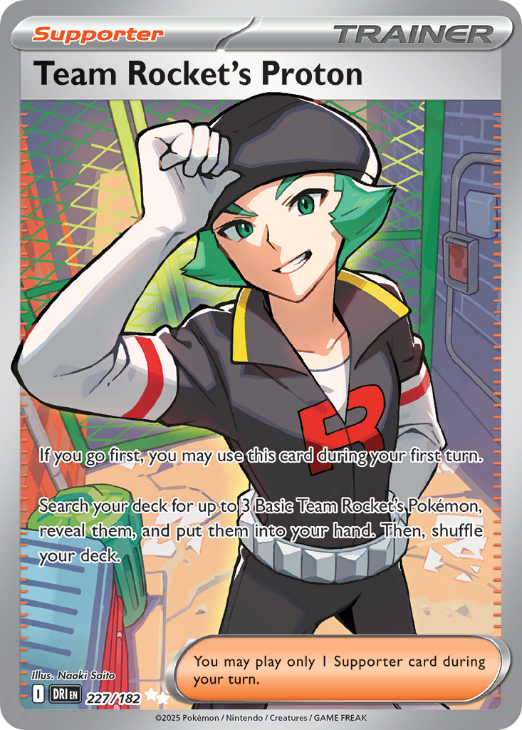 Team Rocket's Proton card front