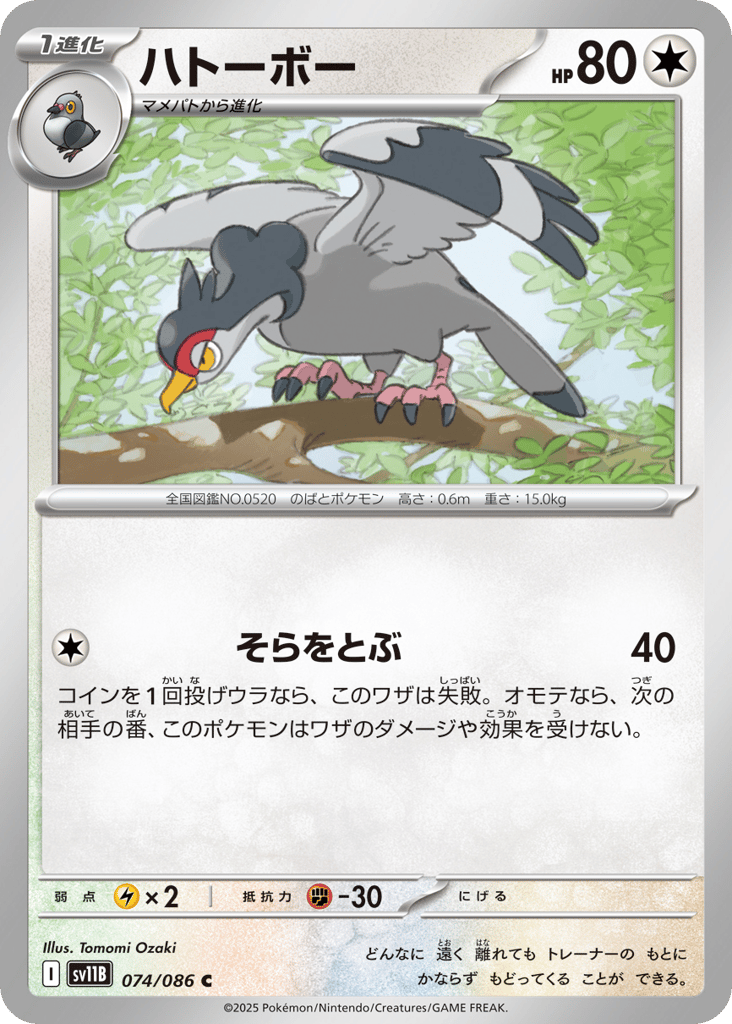 ハトーボー card front