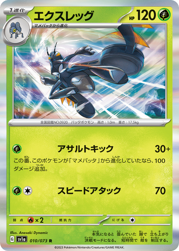 エクスレッグ card front