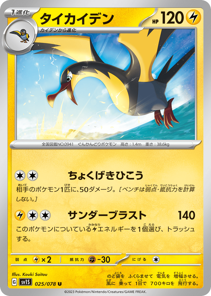 タイカイデン card front