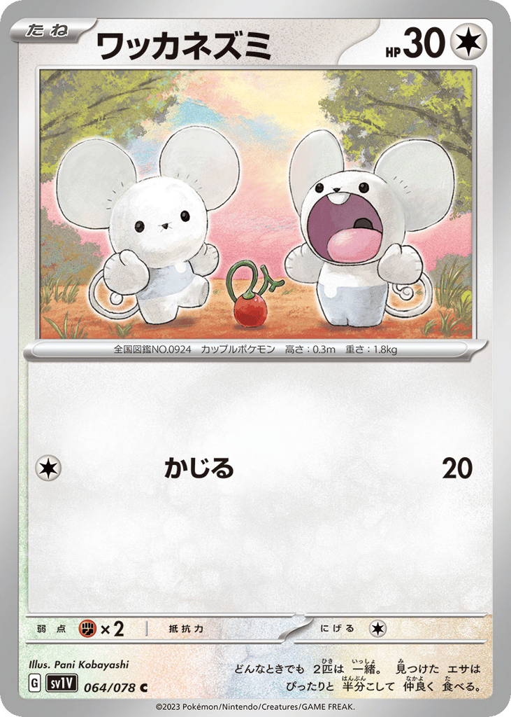 ワッカネズミ card front