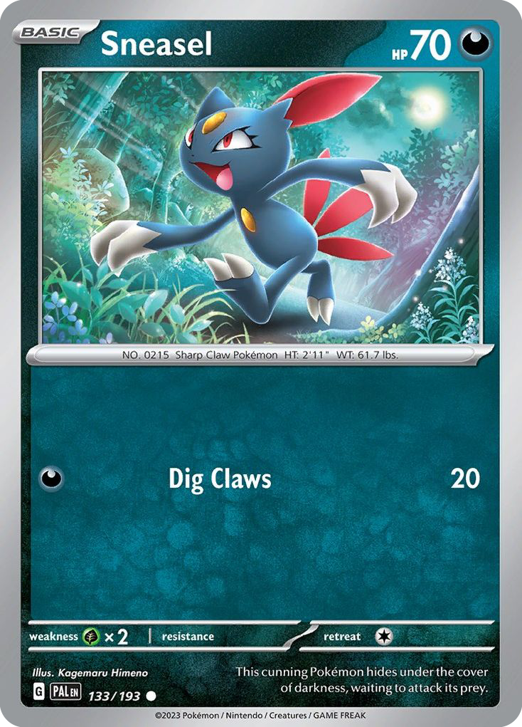 Sneasel card front