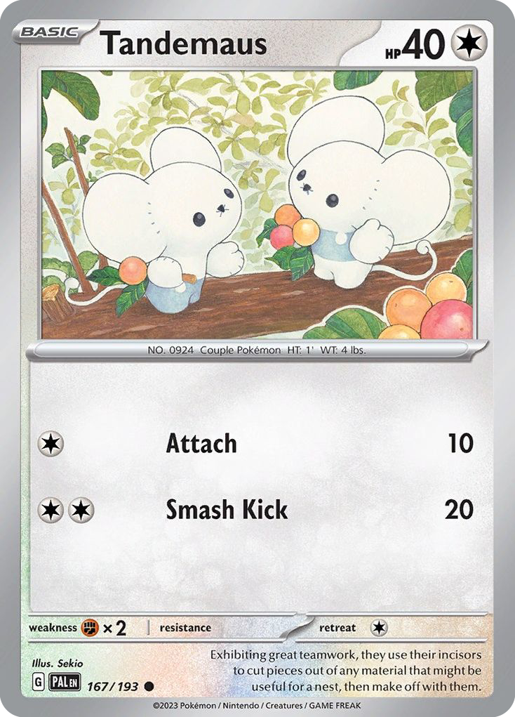 Tandemaus card front