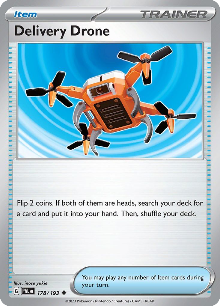 Delivery Drone card front