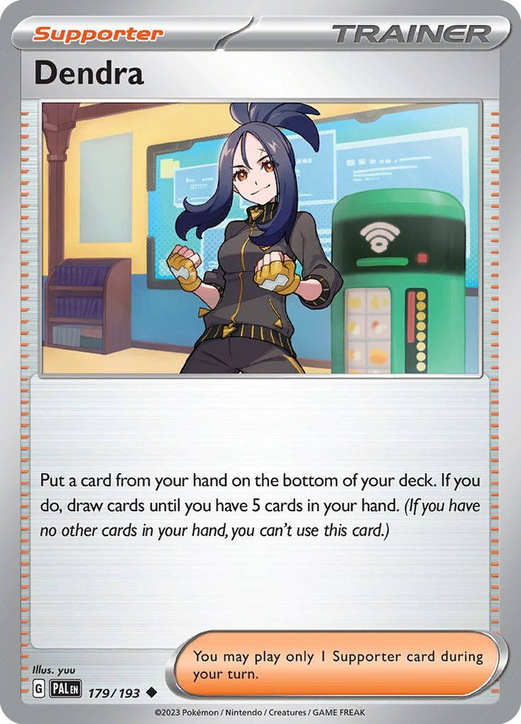 Dendra card front