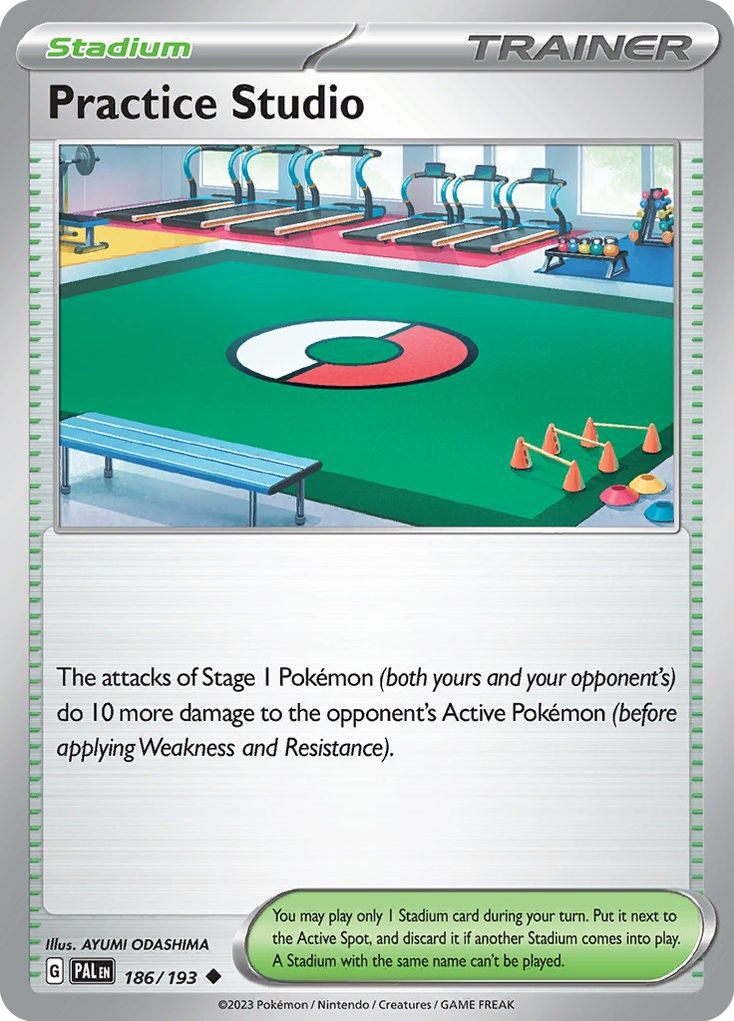 Practice Studio card front
