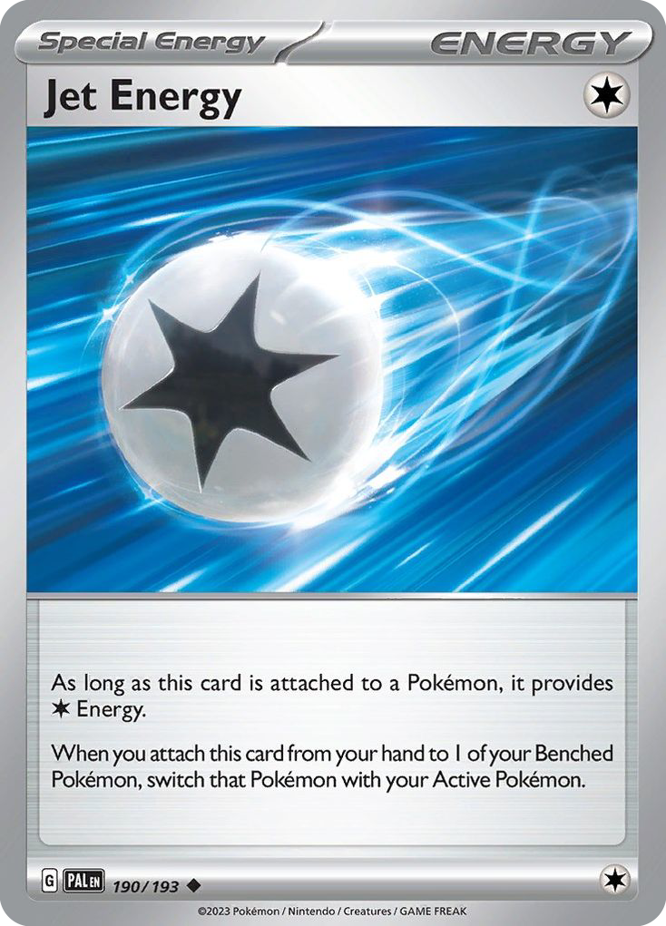 Jet Energy card front