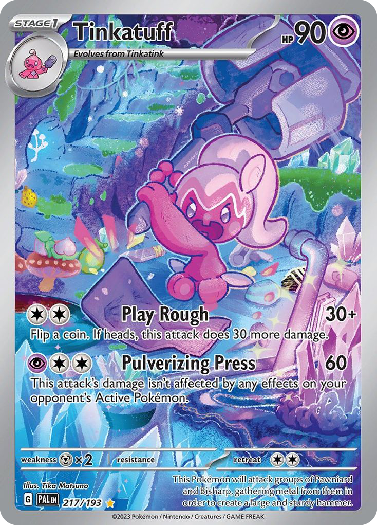 Tinkatuff card front