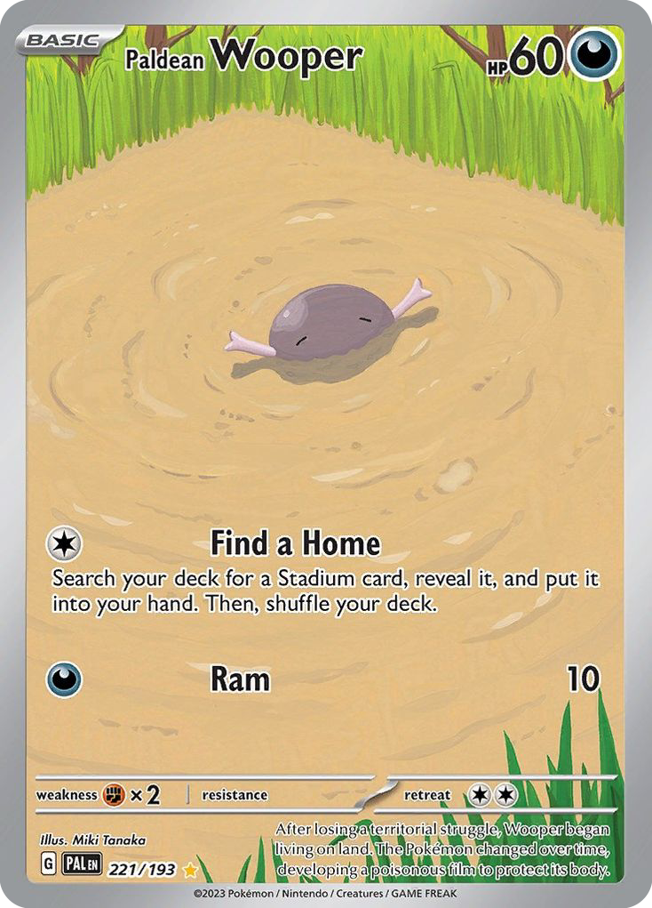 Paldean Wooper card front