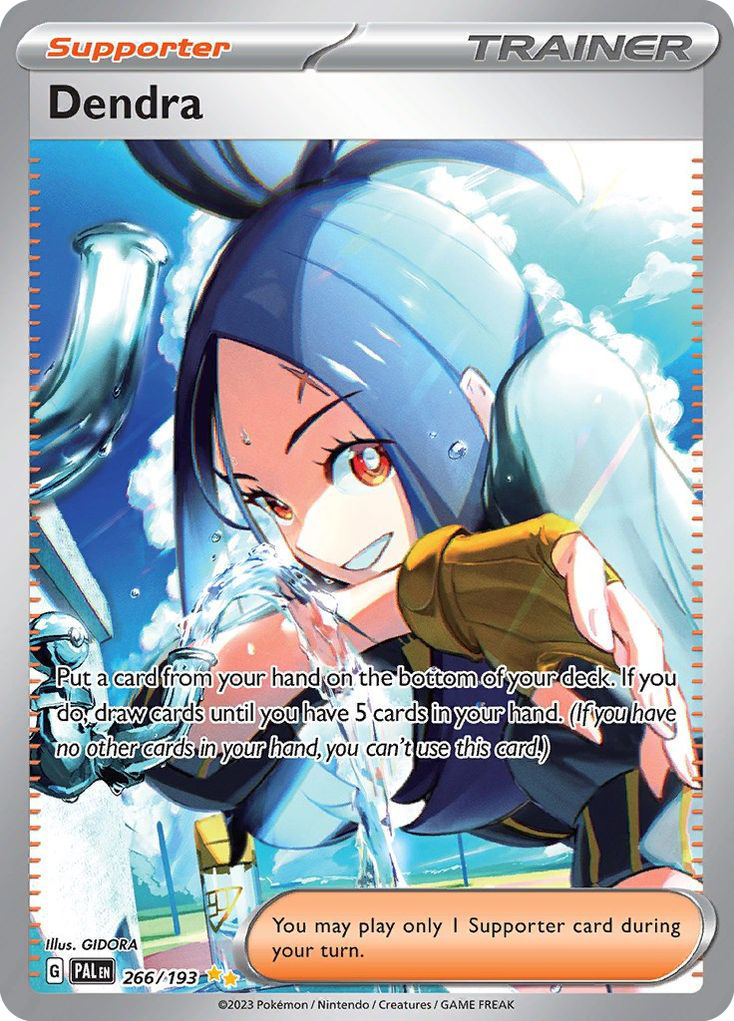 Dendra card front