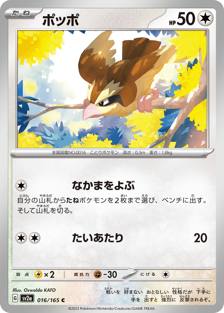 ポッポ card front