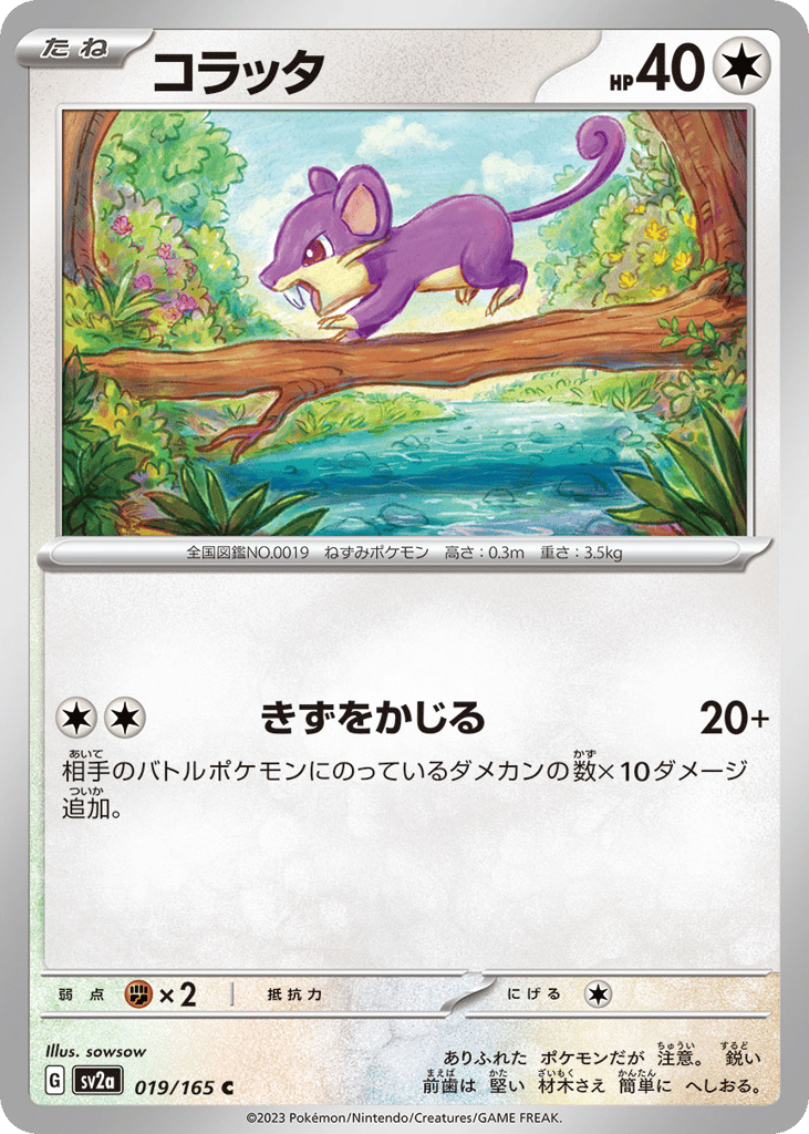 コラッタ card front