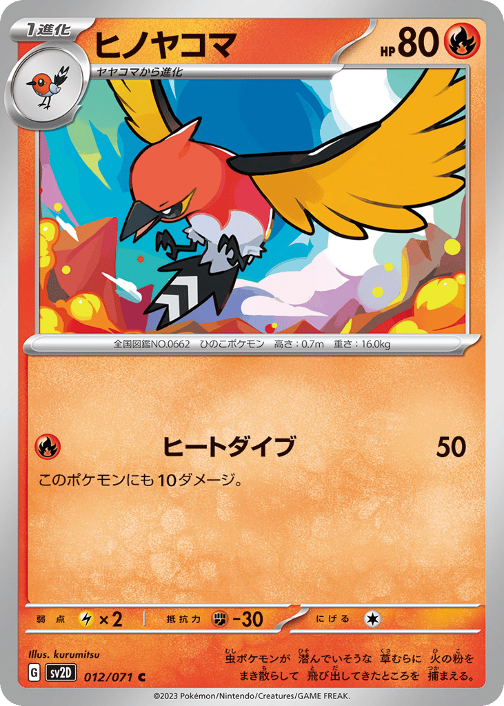 ヒノヤコマ card front