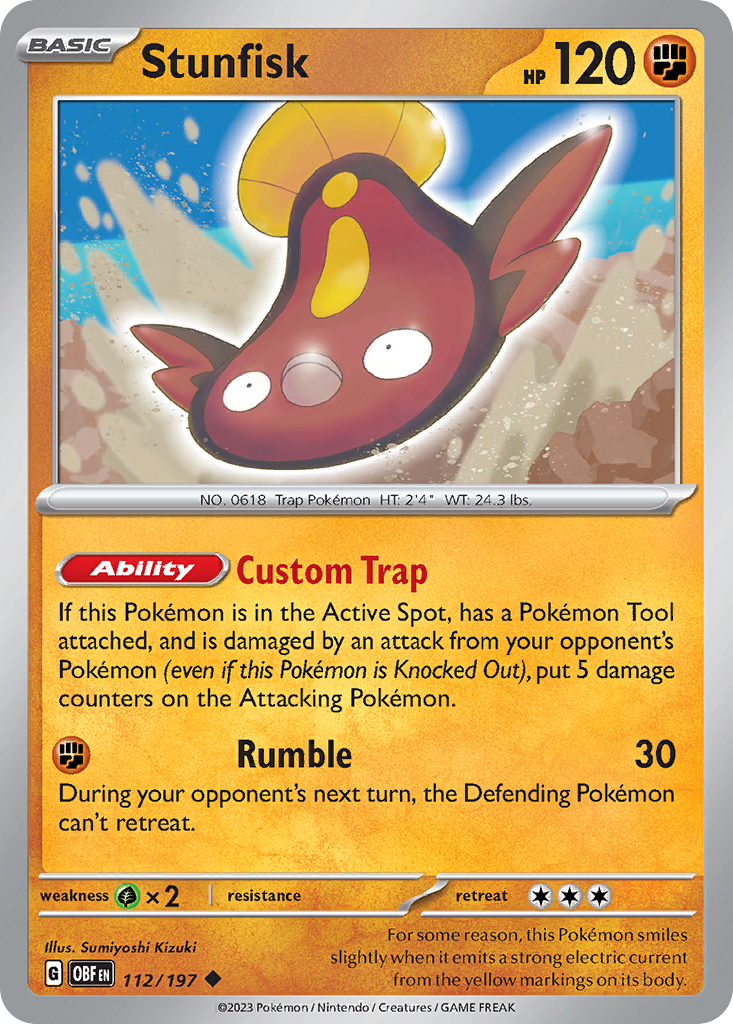 Stunfisk card front
