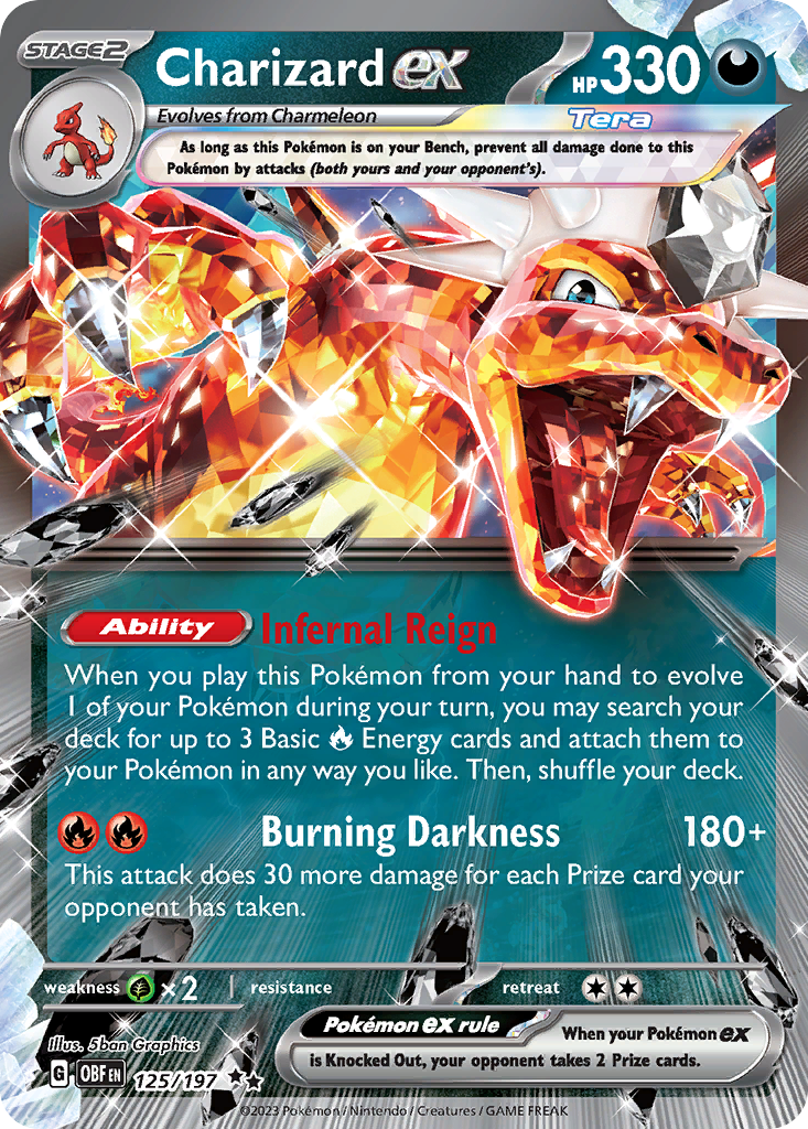 Charizard ex card front