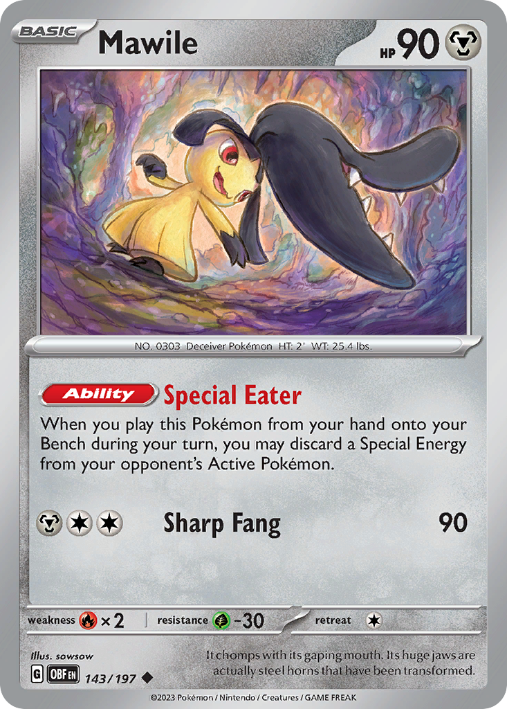Mawile card front