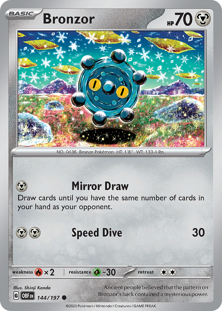 Bronzor card front
