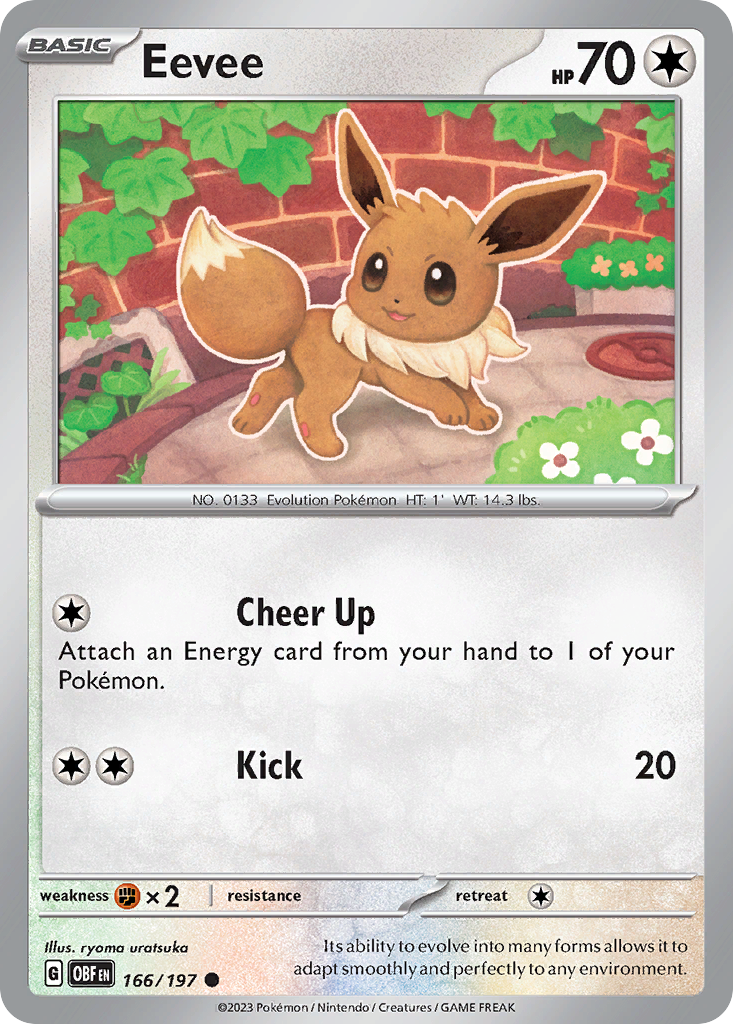 Eevee card front