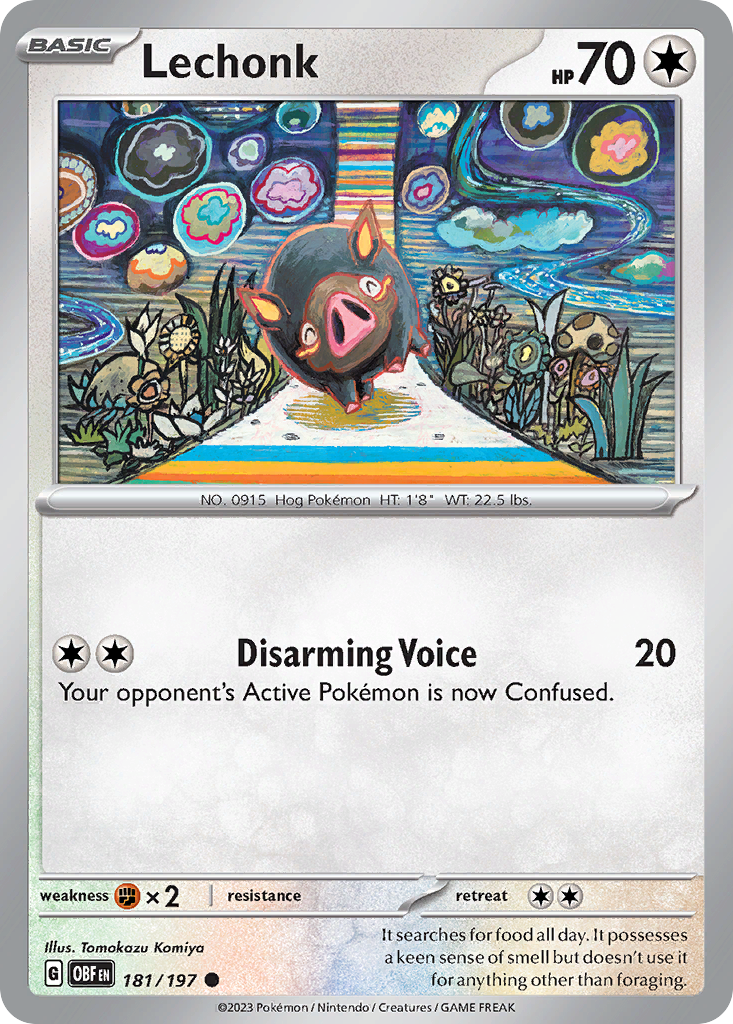 Lechonk card front