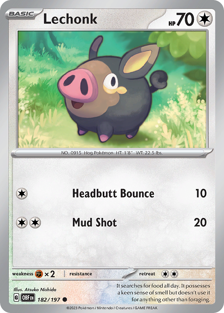 Lechonk card front