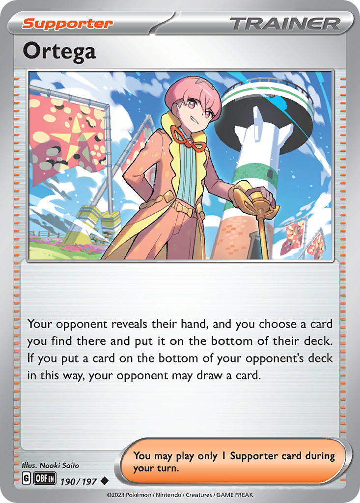 Ortega card front