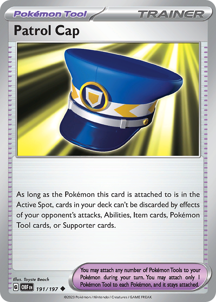 Patrol Cap card front